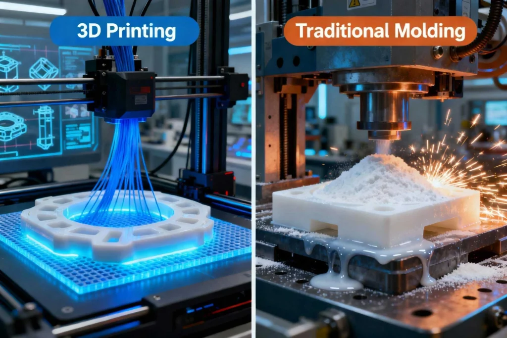Is 3D Printing a Threat to Traditional PTFE Molding?